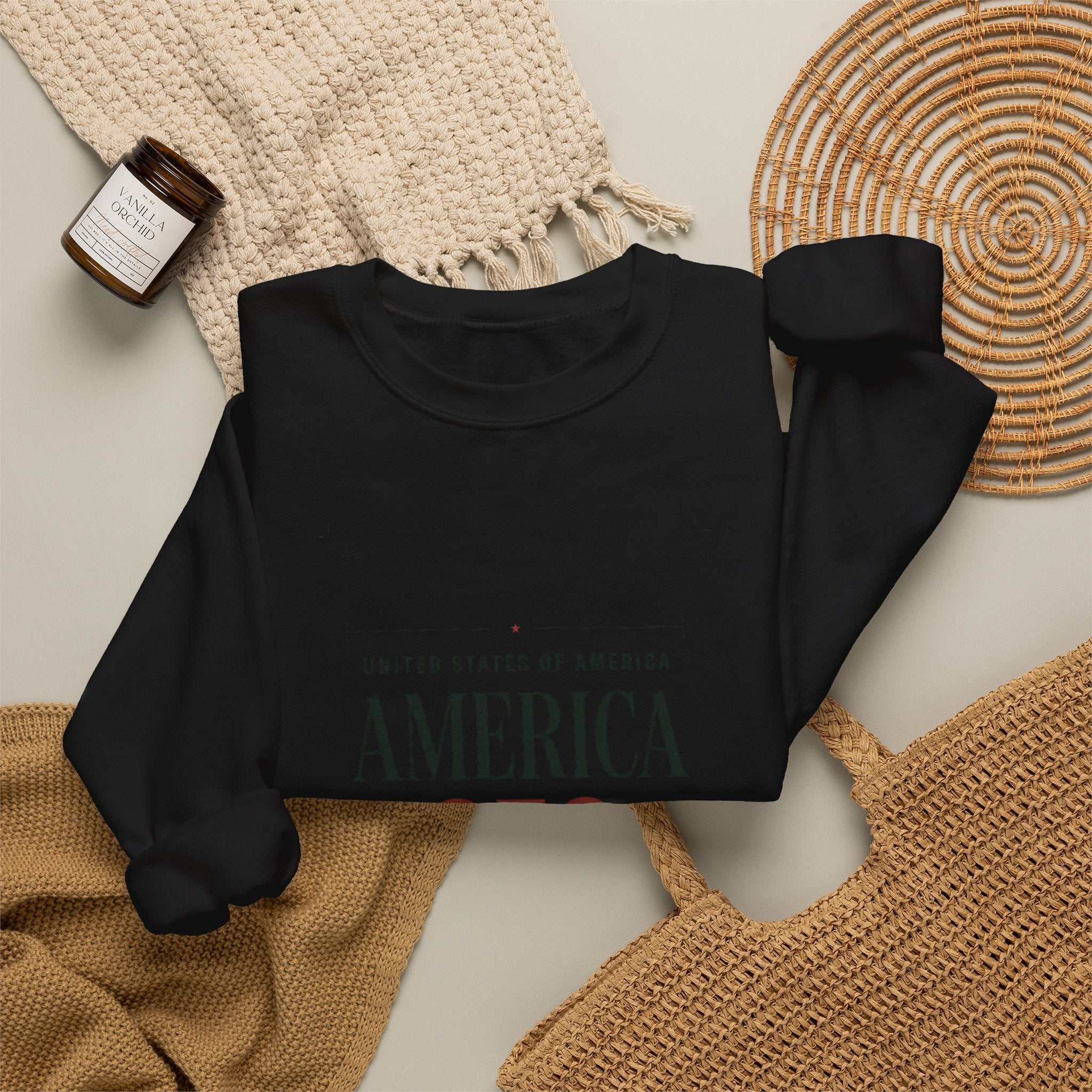 America 250 Crewneck Sweatshirt | 250th Anniversary, Patriotic Fourth of July