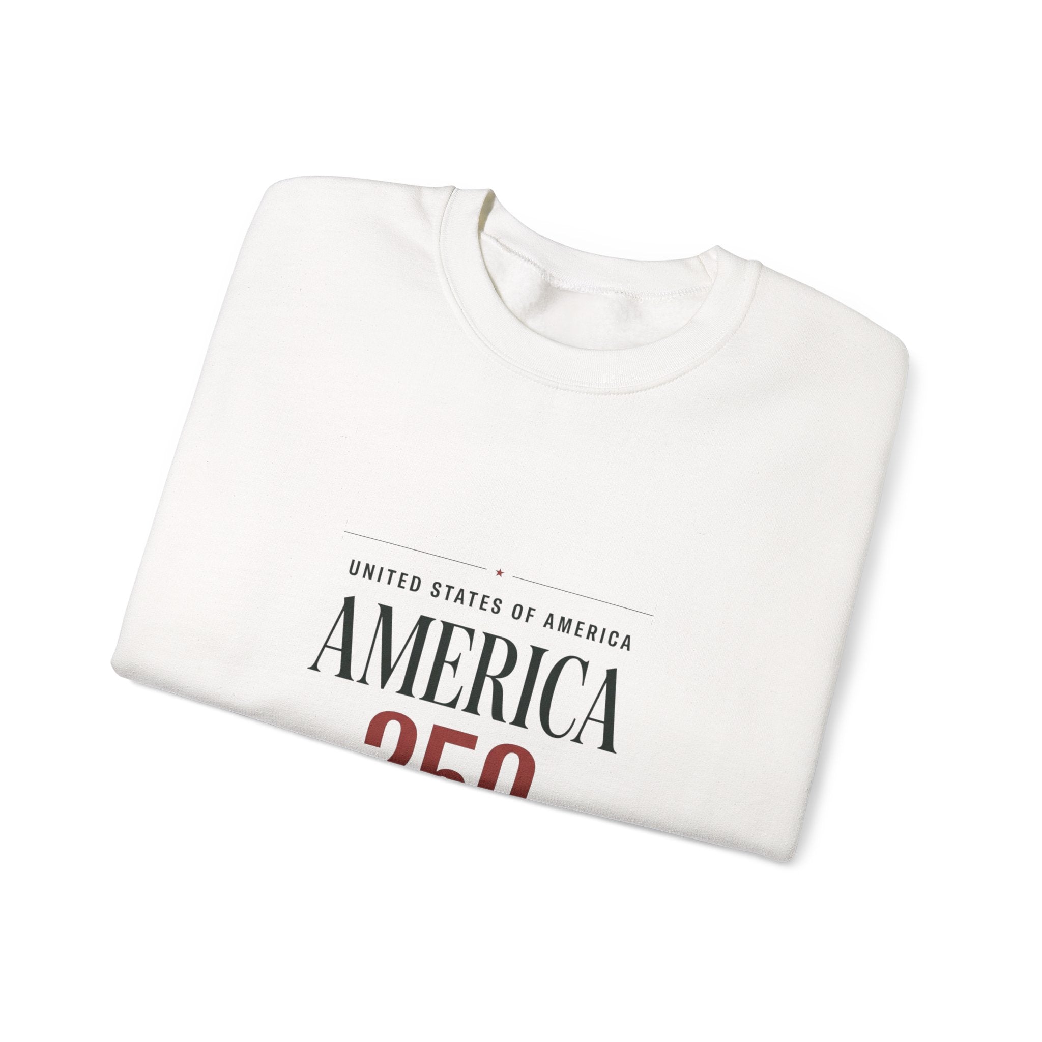 America 250 Crewneck Sweatshirt | 250th Anniversary, Patriotic Fourth of July