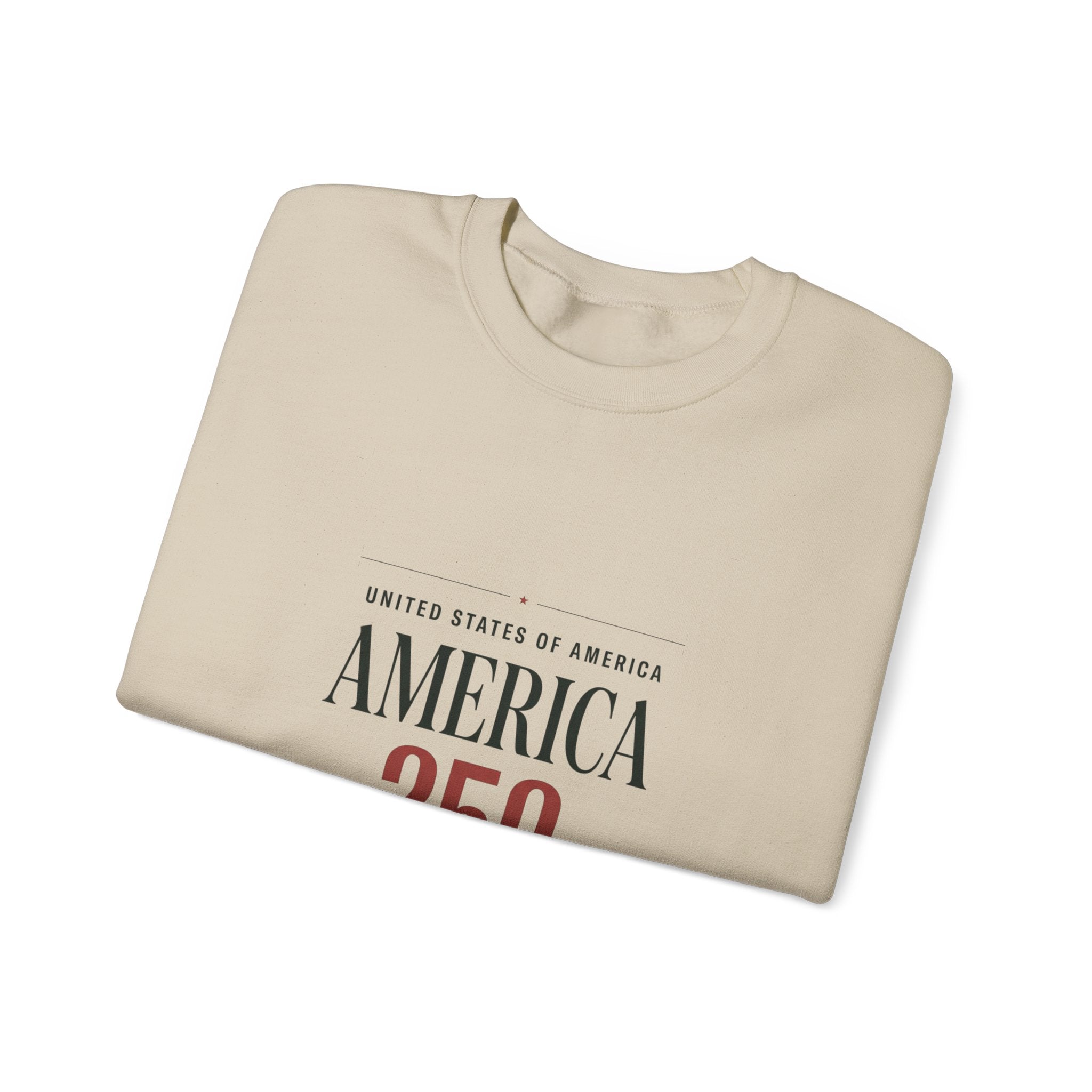 America 250 Crewneck Sweatshirt | 250th Anniversary, Patriotic Fourth of July