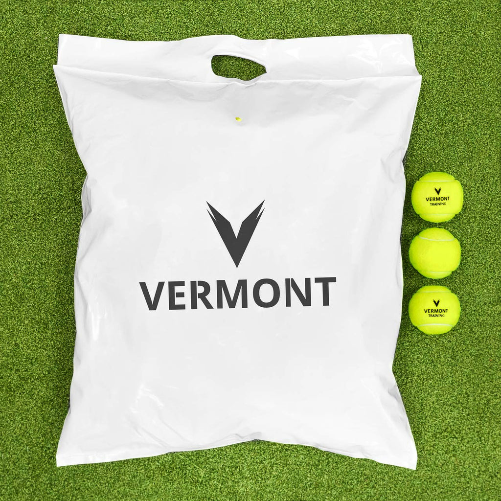 Vermont Training Tennis Balls [60x Balls] | Pressureless High-Vis Balls for All Court Surfaces - Ideal for Coaches & Clubs