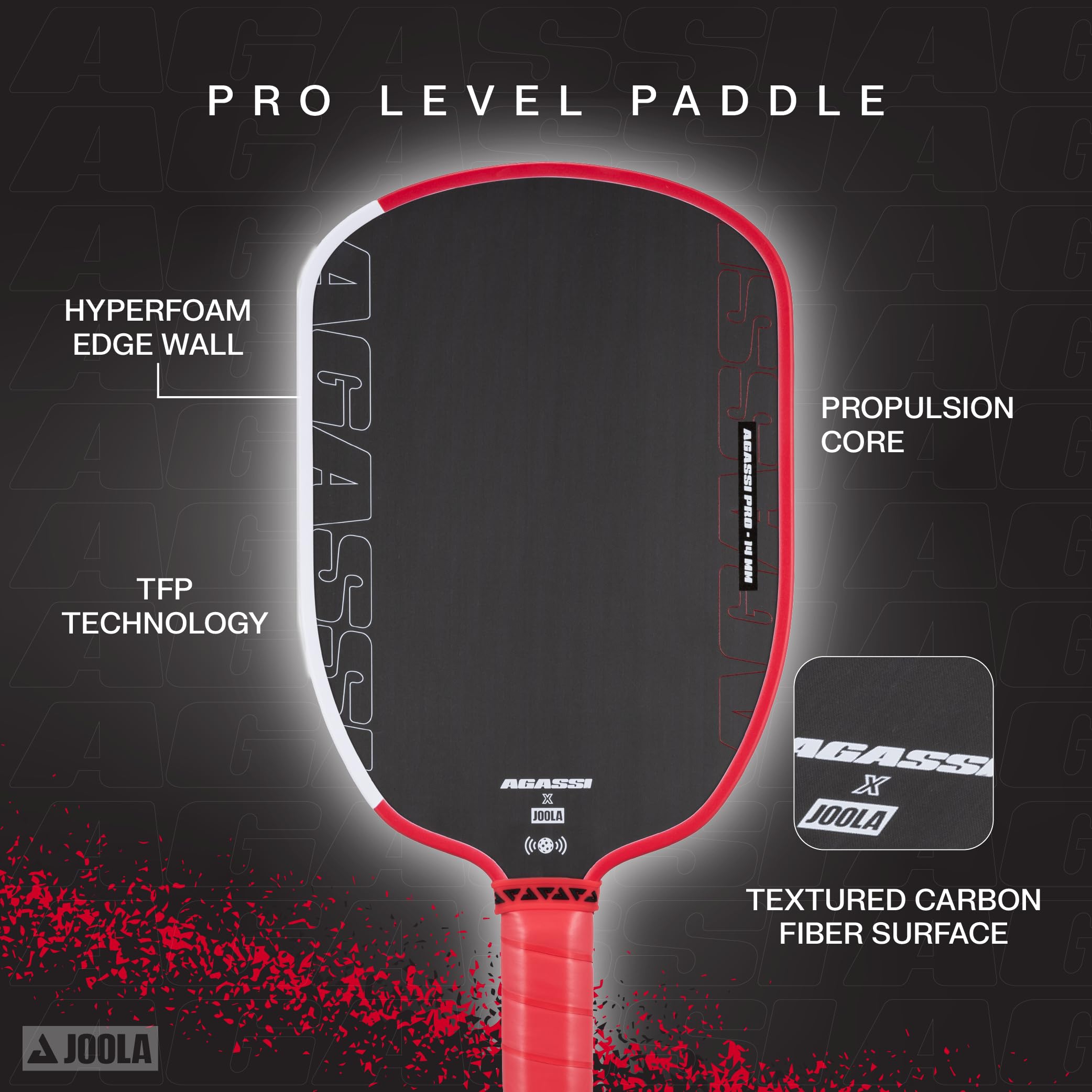 JOOLA Pickleball Paddle Pro IV professional paddle USAP certified