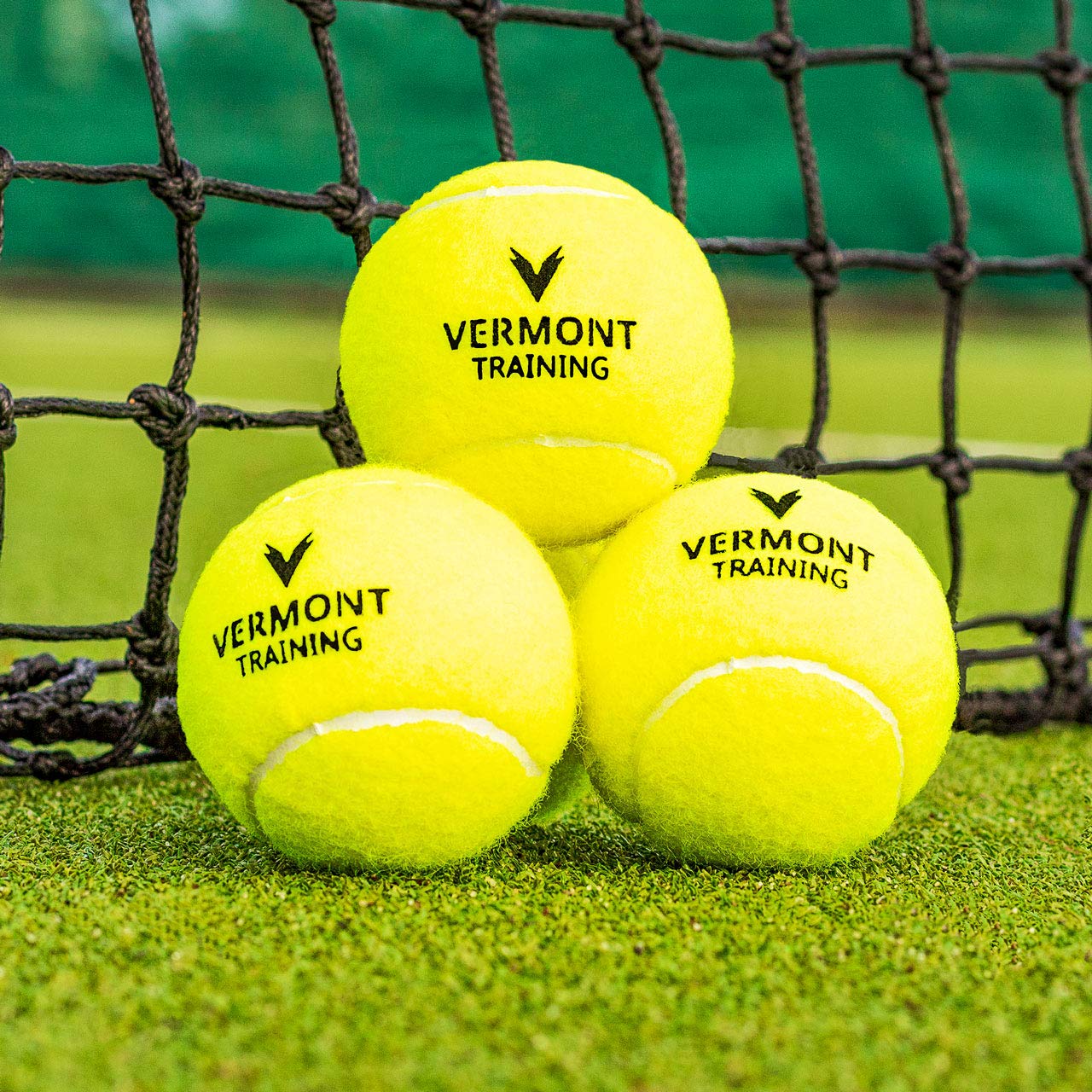 Vermont Training Tennis Balls [60x Balls] | Pressureless High-Vis Balls for All Court Surfaces - Ideal for Coaches & Clubs