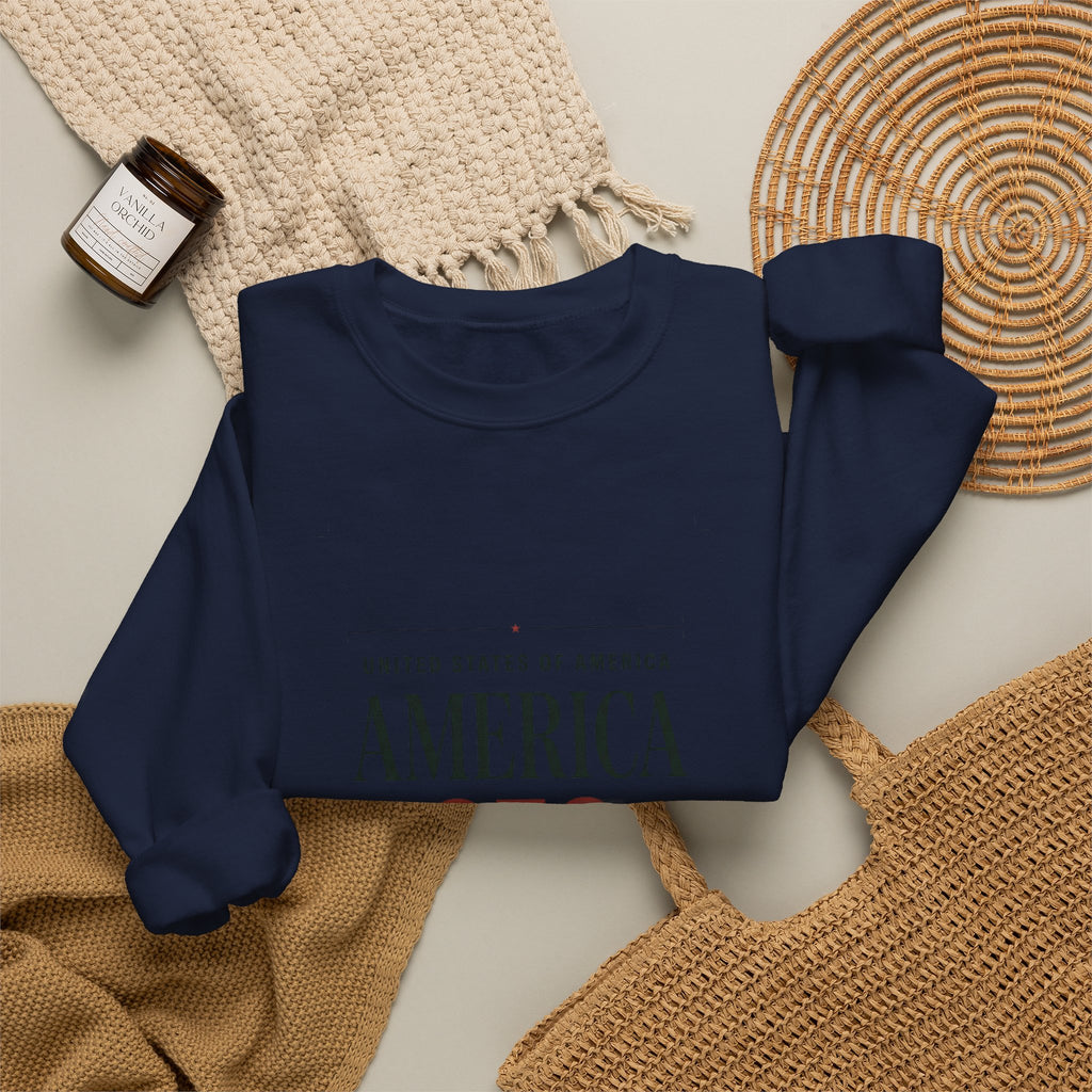 America 250 Crewneck Sweatshirt | 250th Anniversary, Patriotic Fourth of July